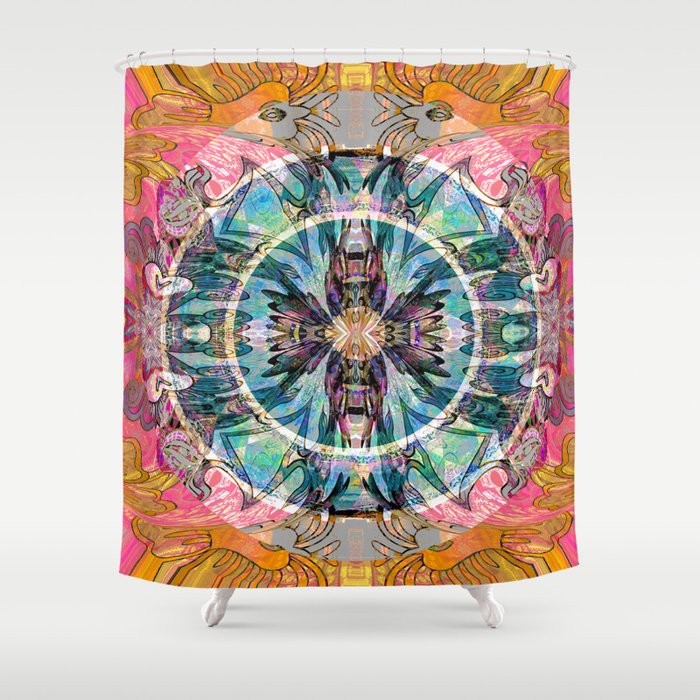 Ancestral Healing Mandala Shower Curtain