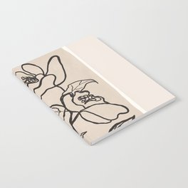 Sketch Line Flowers 2 Notebook
