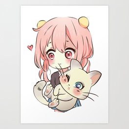Anime and Cats Lover for Teen Manga kawaii Graphic Otaku Pullover Hoodie Art Print | Anime, Catslover, Cats, Curated, Animeandcats, Teen, Kawaii, Manga, Painting, Pulloverhoodie 