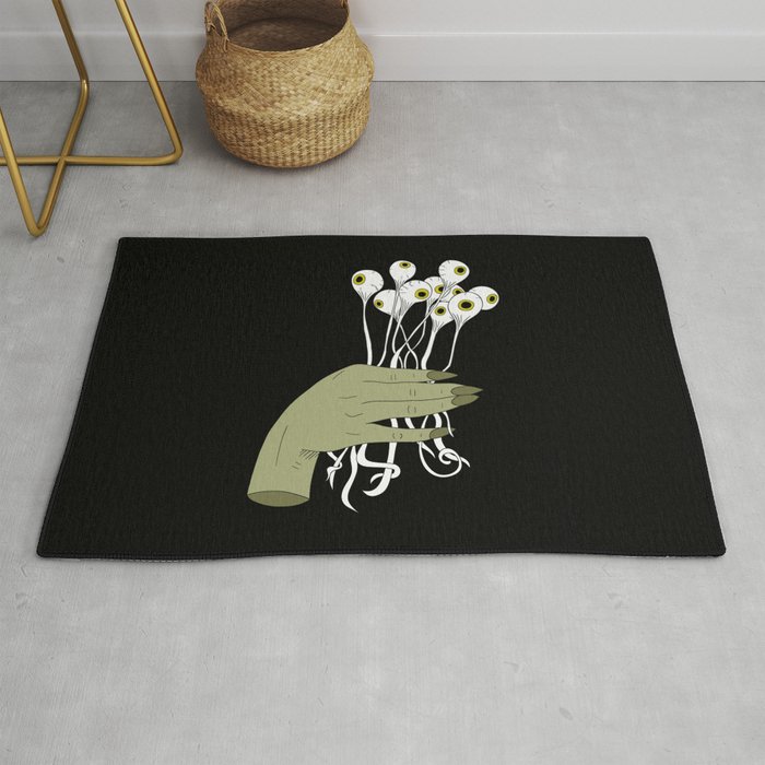 Bouquet of Eyes Rug