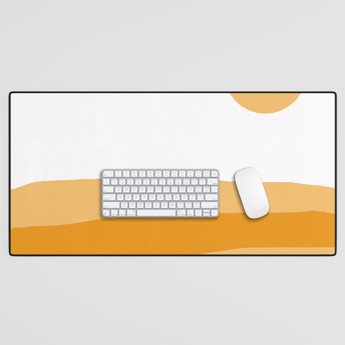 Wheat fields Desk Mat