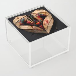 Splintered Heart Acrylic Box