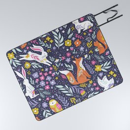 Foxes and Rabbits Picnic Blanket