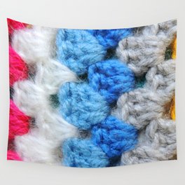 Crochet Granny Squares Wall Tapestry
