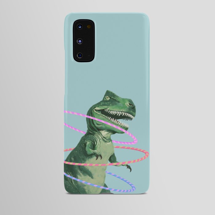 T-Rex the Hula Dancer in Green Android Case