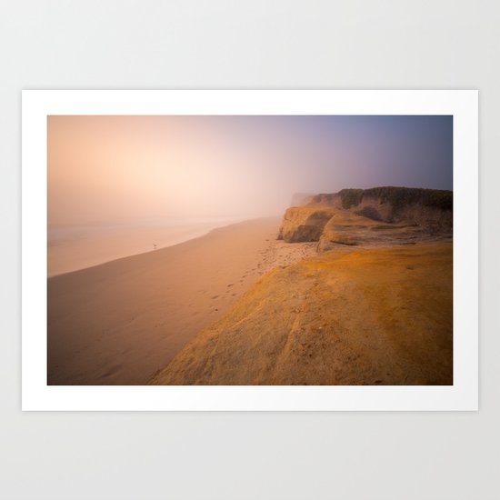 Alone In the Fog Art Print
