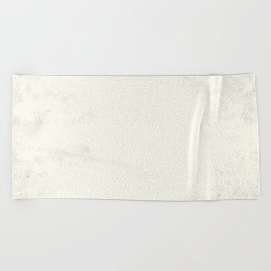 Tribal Ivory Cream Beach Towel