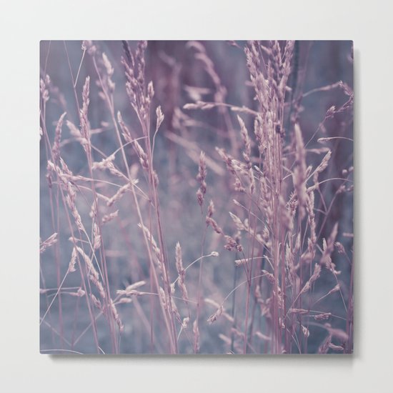 WHISPERING GRASS Metal Print