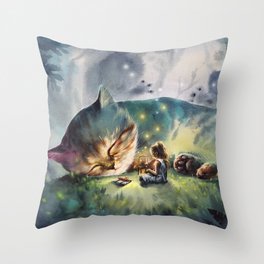 The second story Throw Pillow