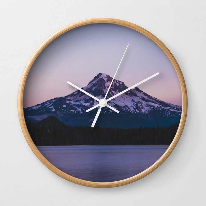 Mountain Moment IV Wall Clock
