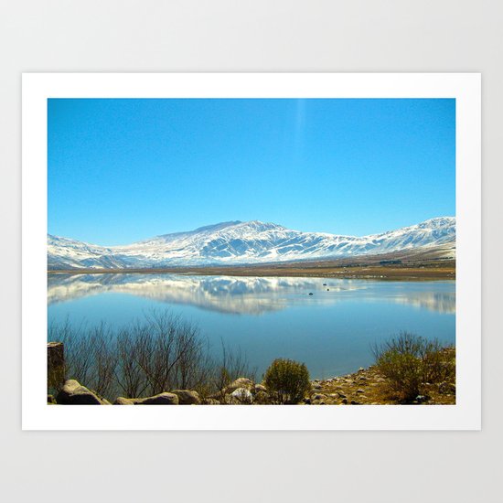 Blue Lake Art Print