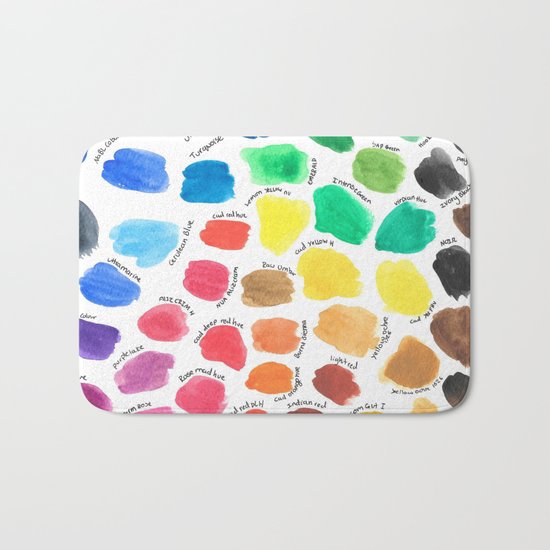 Colour Palette Bath Mat