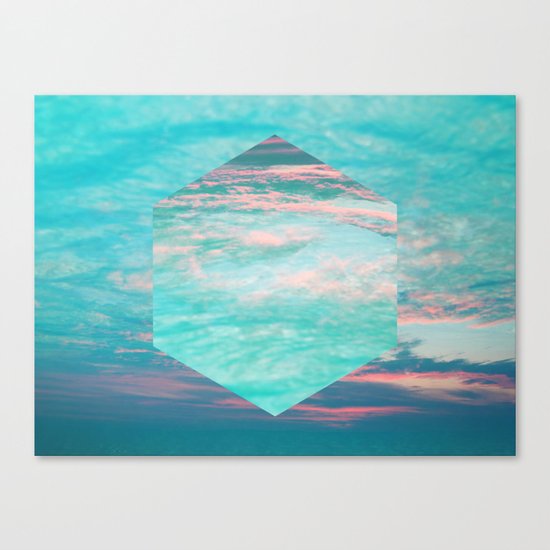An underwater sunset Canvas Print