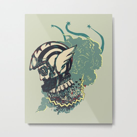 Biker Metal Print