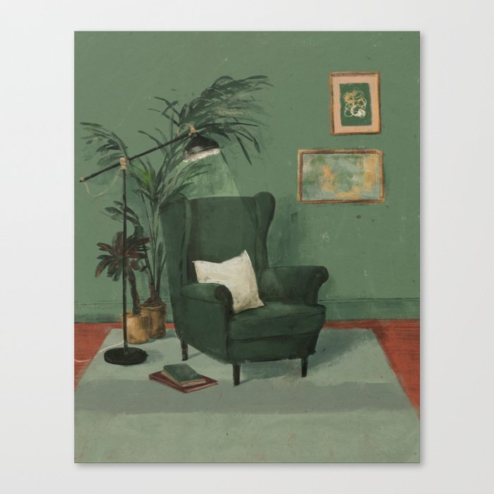 Green room Canvas Print