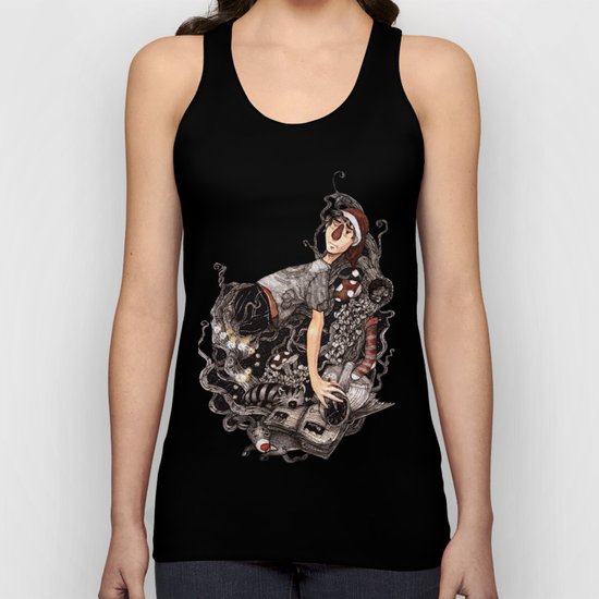 waiting for midnight, Santa Claus Is Coming to Town!!! Unisex Tank Top
