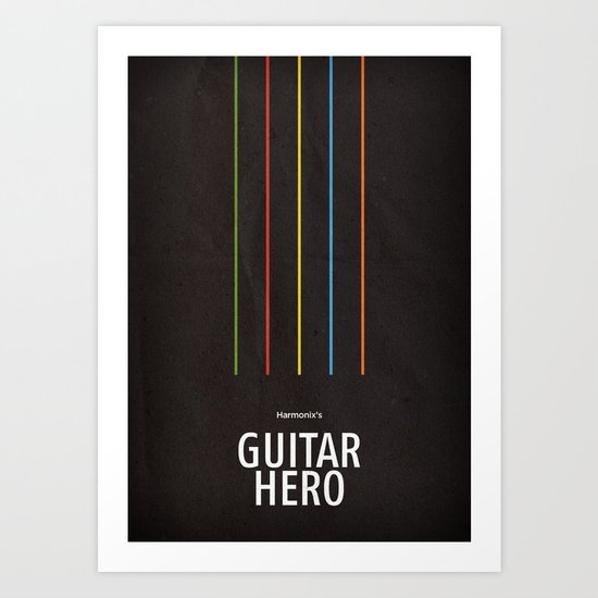 Harmonix's Guitar Hero Art Print