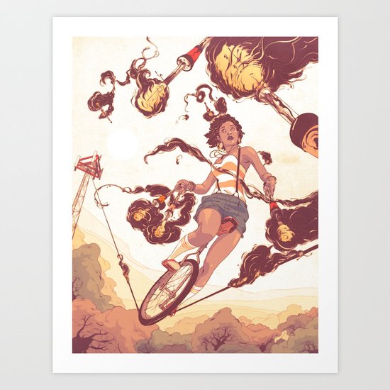Trickle Down Effect Art Print