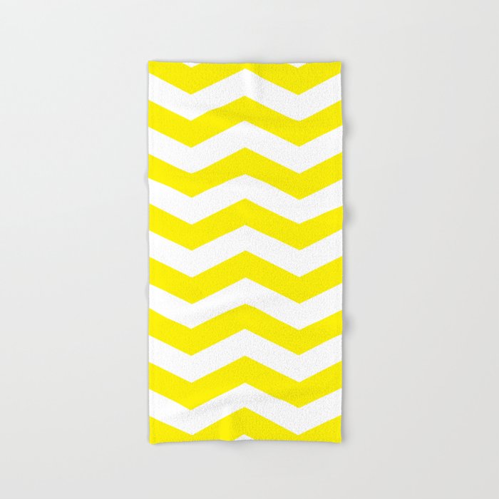 Yellow chevron towels new arrivals