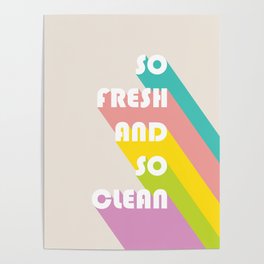 So Fresh and So Clean - Sorbet Poster