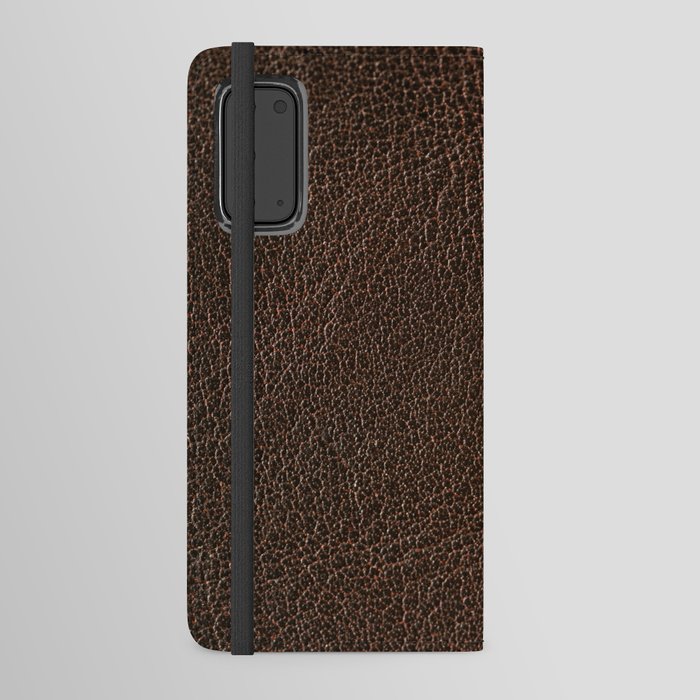 Brown leather Android Wallet Case
