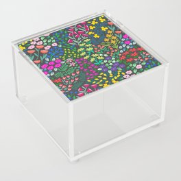 Flower market floral pattern Acrylic Box