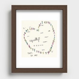 Equity is Love Recessed Framed Print