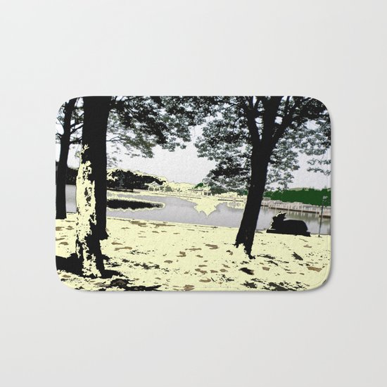 A Pleasant Day Bath Mat