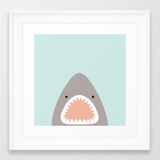 Shark Framed Art Print By Bestillmyheart Society6 - Framed Shark Pictures Shark Framed Art Print By Bestillmyheart Society6 - Framed Shark Pictures