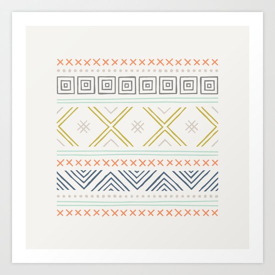 Into the West - in Mixed Earthtones Art Print