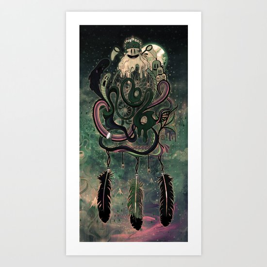 The Dream Catcher: Old Hag's Bane Art Print