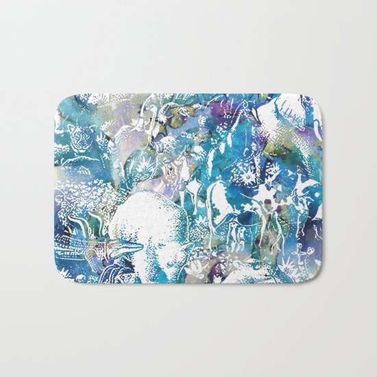 The barge waiting - Noah Bath Mat