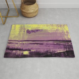 Yellow Color Patches Rug