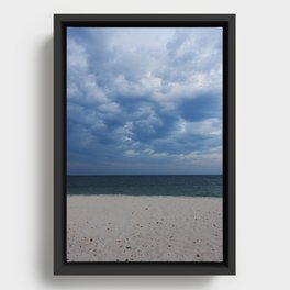 Sand, Sea, Sky Framed Canvas