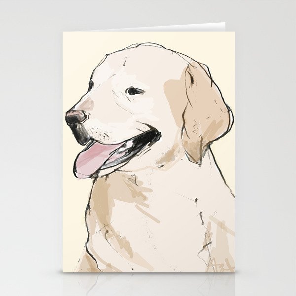 Yellow Lab Stationery Cards