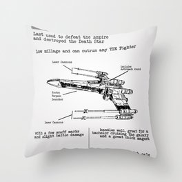 For Sale: X-Wing Starfighter Throw Pillow