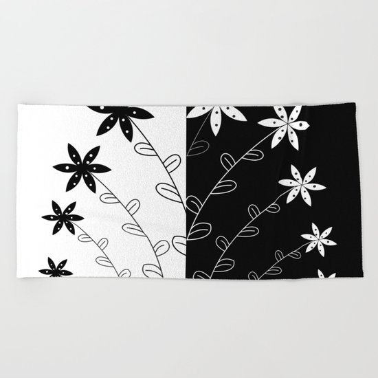 BLACK B Beach Towel