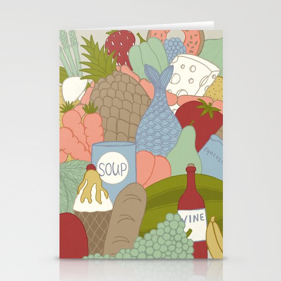 FOOD Stationery Cards