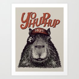 Capybara Pirate | YoHupHup Capyrate  Art Print