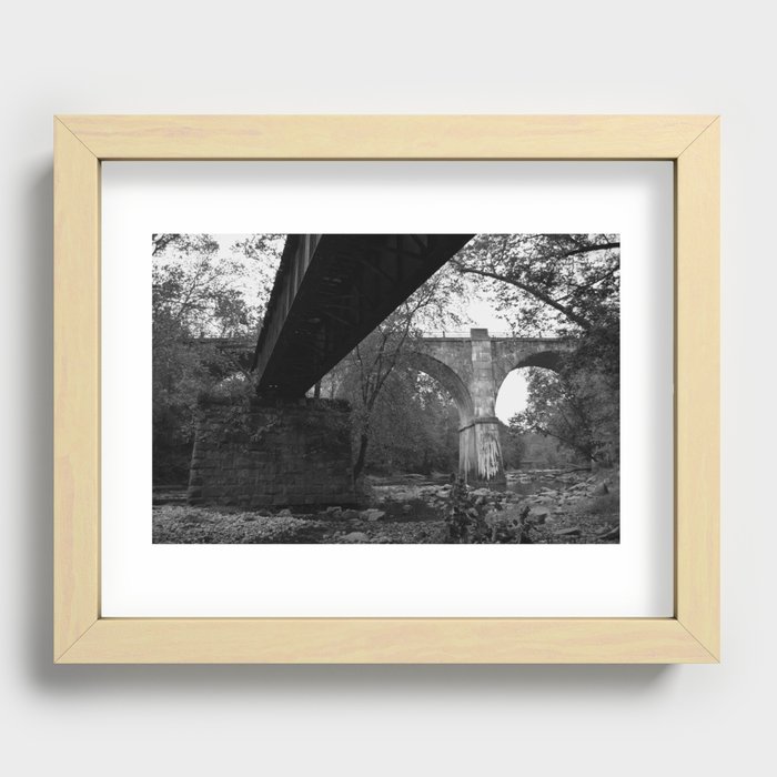 Under the Bridge Recessed Framed Print