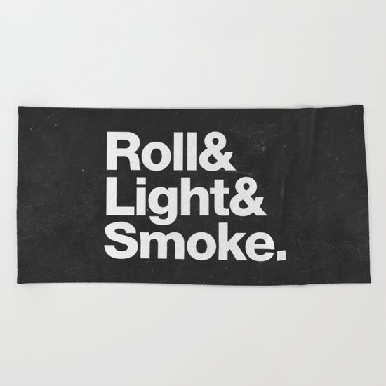 Smoke Beach Towel