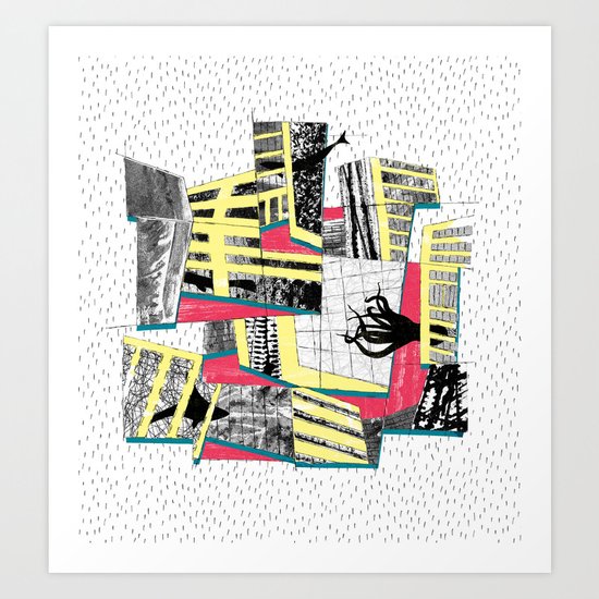 il diluvio Art Print