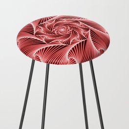 the second neon flower Counter Stool