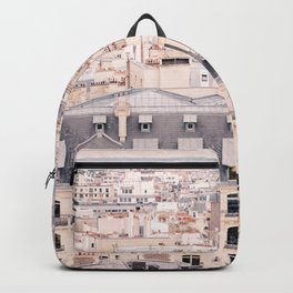 A Fantastic View of Paris from the Rooftops Backpack