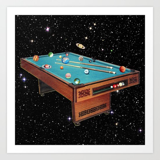 Cosmic Pool Art Print