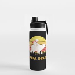Papa Bear Matching daddy Son Father's Day Water Bottle | Husband, Grandfather, Stepfather, Dad East 2021, Daddy, Vegan Dad, Grandpa, New Father, Papa The Man, Family 
