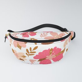 Pinky Flowers Fanny Pack