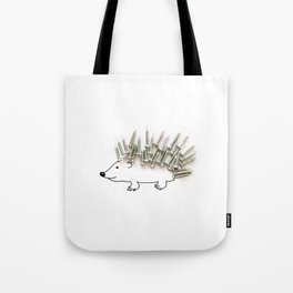 Nail Hedgehog Tote Bag