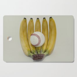 The bananas baseball  Cutting Board