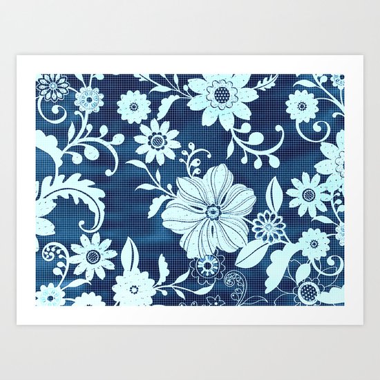 Flower time Art Print